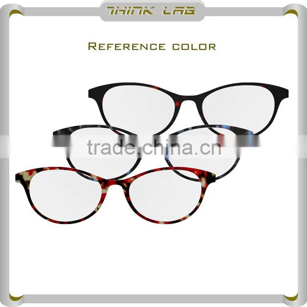 Women Fashion 2016 Summer Acetate Optical Glasses in Green Promotional photo-2