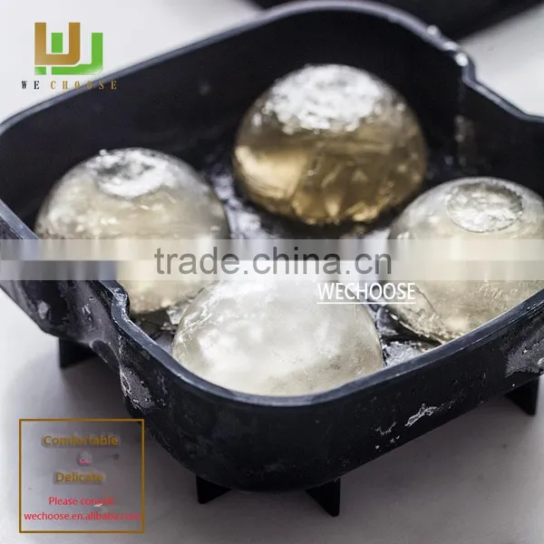 Wholesale Highly Appreciated Silicone Ball Shaped Ice Cube Tray DIY Popsicle Mold Mini Ice Cube Maker photo-5
