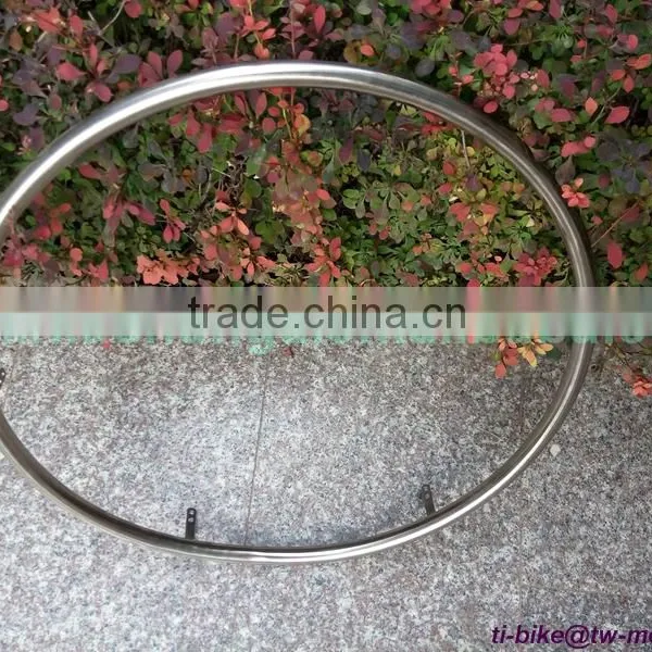 Titanium Wheelchair Rim High Quality Titanium Bike Wheel Rim China Made Titanium Bicycle Wheel Rim for Wheelchair or Bikes photo-5