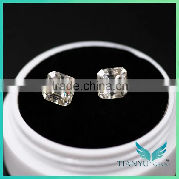 Moissanite Net Stone Images Asscher Cut Moissanite Brilliance Best Moissanite Retailer photo-4
