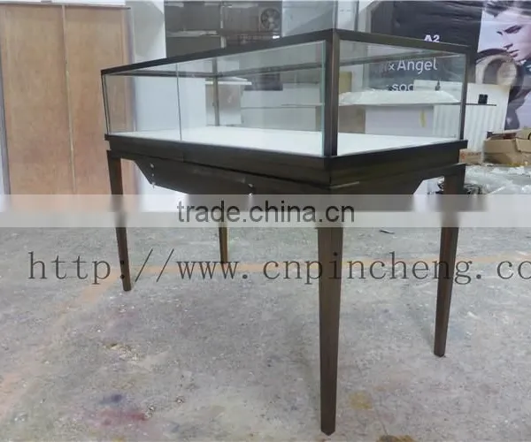 Stainless Steel Showcase for Cartier Jewelry Store Furniture Showroom