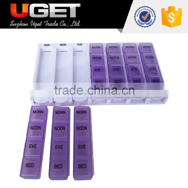 Push Button Child Resistant Weekly Pill Box photo-2