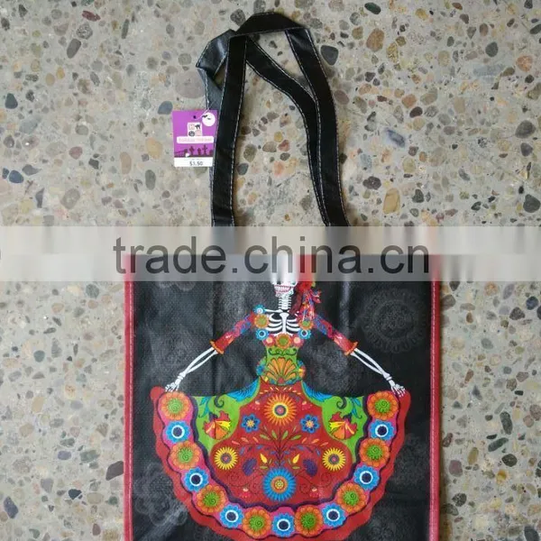Promotional Cheap Price PP Non Woven Lamination Shopping Bag for Hallowmas Day