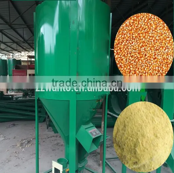 High Efficiency Animal Feed Crusher and Mixer Low Cost Grinder photo-5