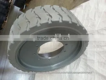 Tire Solid Tire Aircraft Tyres With Wheel Rim for Lifting Platform photo-3