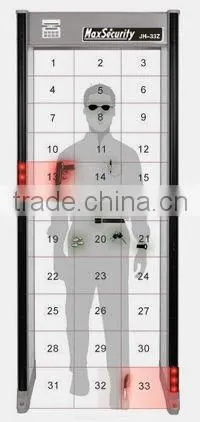 33 Distinct Pinpoint Detection Zone Walk Through Metal Detector photo-2