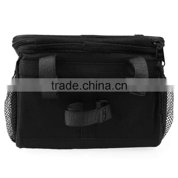 Roswheel Utility Black Bicycle Bag Portable Bike Outdoor Front Frame Tube Handlebar Basket Pannier photo-5
