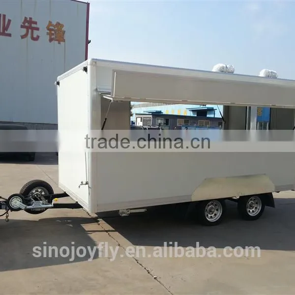 Mobile Solar Pannel Food Trailer for Sale Food Catering Service Cart photo-2
