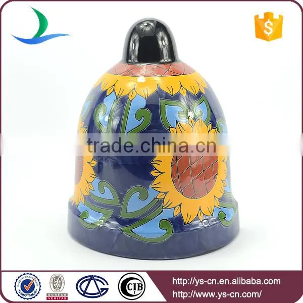 YSfp0006-02 Sunflower Ceramic Hanging Pot for Garden photo-2