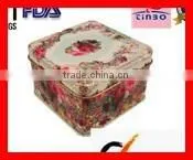 Popular Square Glossy Empty Metal Cookie Tin photo-3