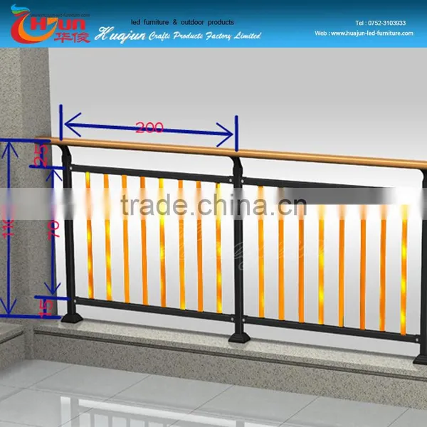 Illuminated Modern Highway Guardrail photo-3