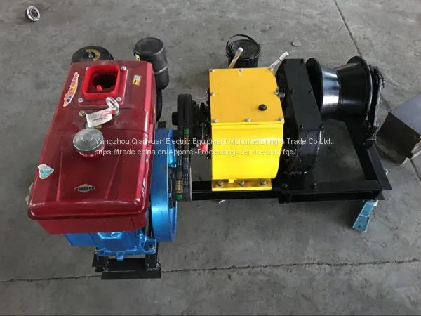 5 Ton Capacity Diesel Power Source Winch in Factory photo-3