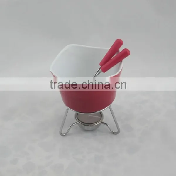 Hot Sale Mini Fondue Set,chocolate Fondue Bowl, Chocolate Pot + Stand photo-2