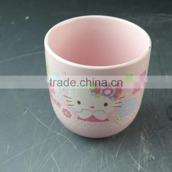 Wholesale Stock Cheap Custom Cute Cartoon Ceramic Hello Kitty Cup/cute Cat Cup photo-2