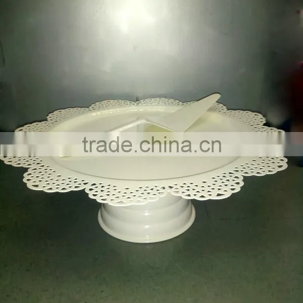 POWDER COATED METAL WEDDING CAKE STAND photo-4