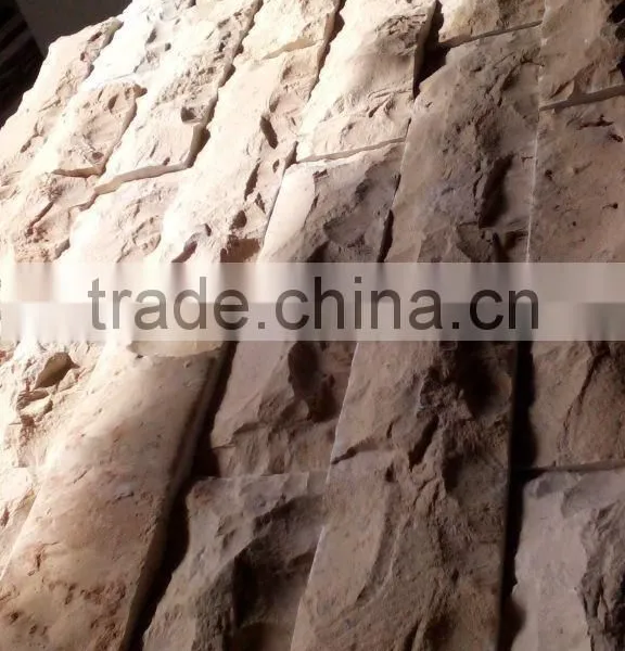 Yellow Limestone Mushroom Wall Decoration Stone photo-2