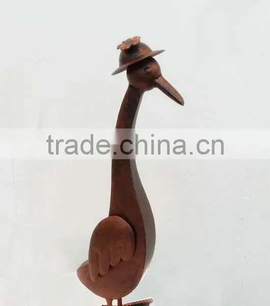 Animal Ornaments Metal Duck photo-4