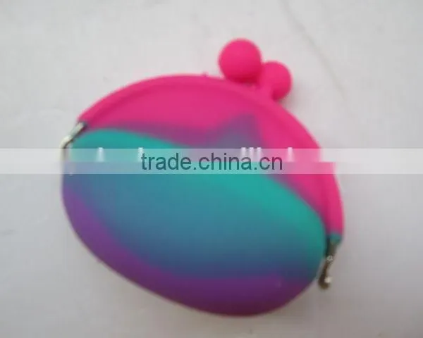 Gradually Changing Color Silicone Purse/ Colorful Coin Purse photo-2