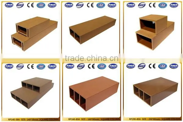 WPC Wood Composite Outdoor Wpc Handrail Column photo-3
