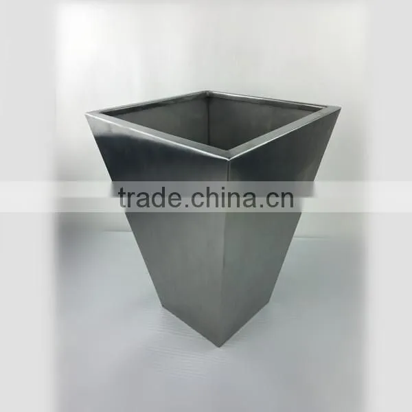 JINXIN 304 Stainless Steel Square Flower Vase photo-2