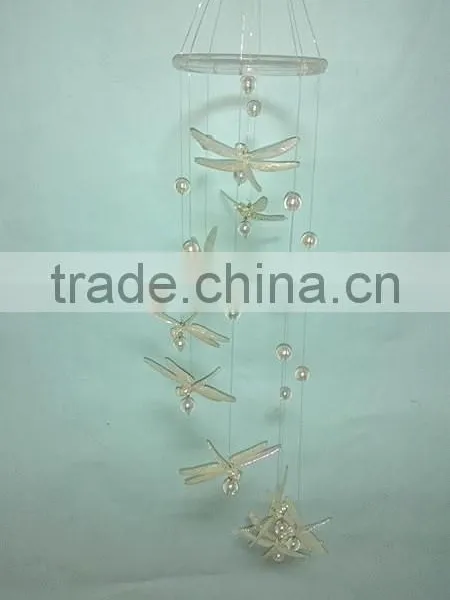 Wholesale Acrylic Butterfly Aeolian Bells Metal Wind Chime With Tube photo-4