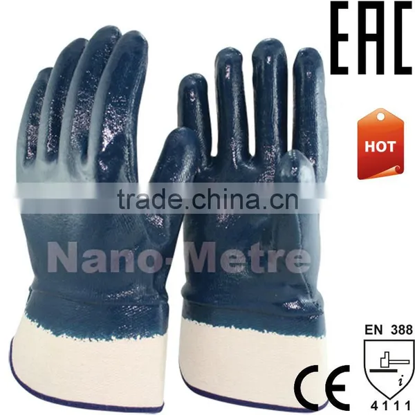 Nmsafety Blue Nitrile Heavy Duty Oil-resistant Working Gloves photo-3