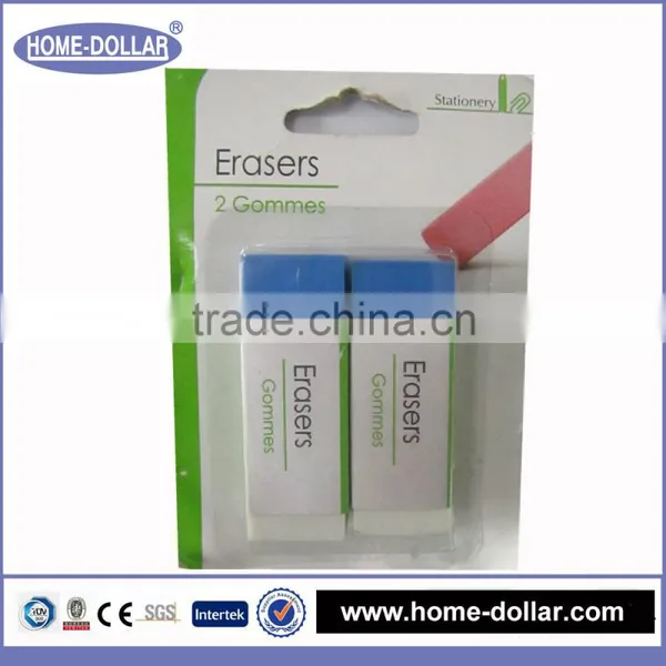 Hot Sale Office and School Supplies Rectangular Rubber White Plastic Eraser for School photo-5