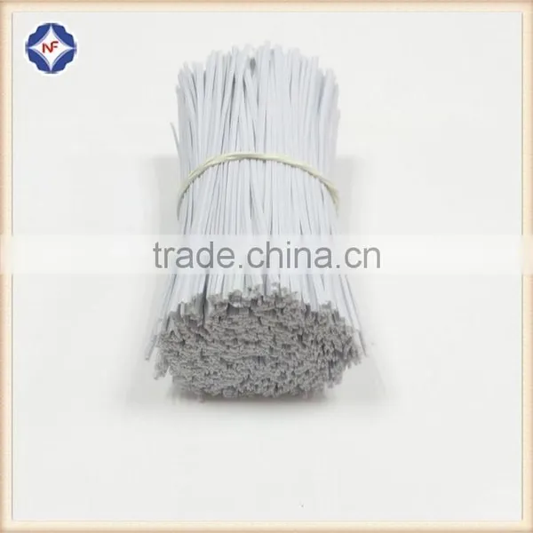 PE/PVC Plastic Coated Single Metallic Wire Twist Tie for Wire Cable photo-6