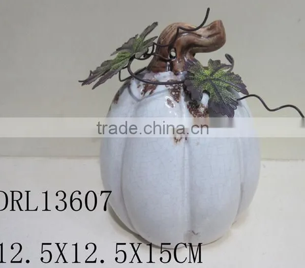 Halloween Ceramic Pumkin With LED Light photo-5