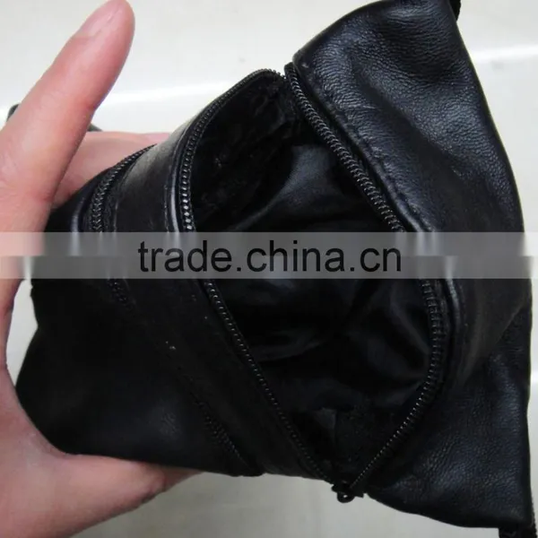 Fashion Hot Cheap Sheep Skin Leather Pouch photo-4