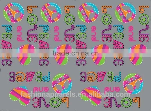 2016 Hot Sell Custom Plastisol Offset Heat Transfer Logo/Sticker photo-3
