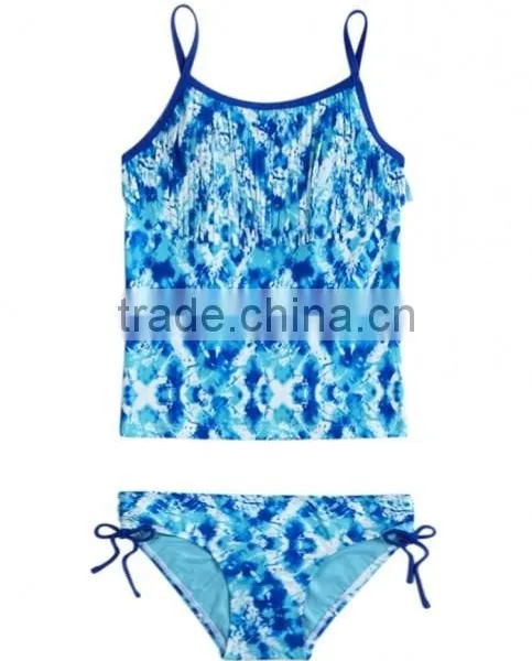 Children Stylish Folk Girl Swimwear photo-4