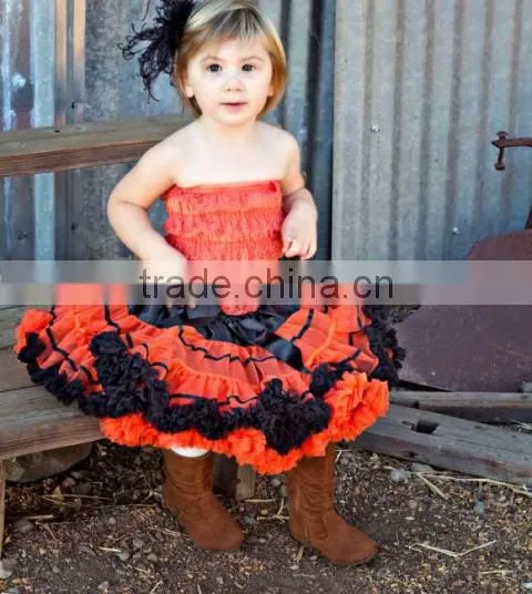 Halloween Costumes China Wholesale Baby Tutu Super Fluffy Soft Pettiskirt in Set Baby Boutique Clothing photo-4