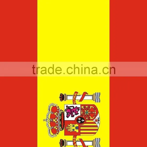 Custom Premium Cotton VelourSpain Flag Print Beach Towel photo-2