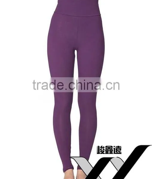 China Wholesale Women Cotton Spandex High Waist Leggings photo-5