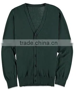 Button Down All Button Placket Mens Sweater Cardigan photo-3