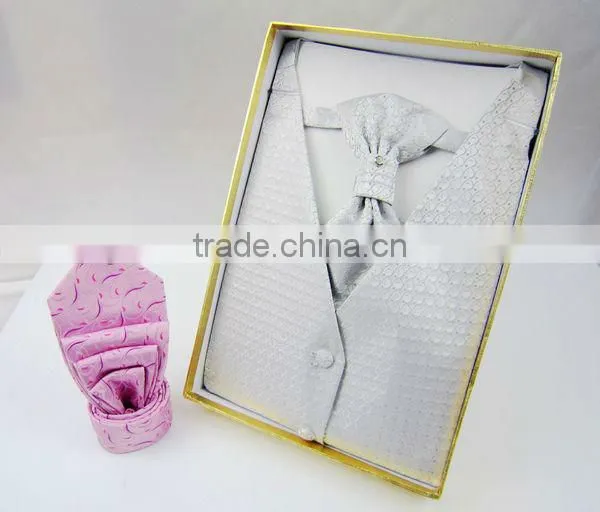 Custom Made 100% Polyester Waistcoat for Men Design photo-4