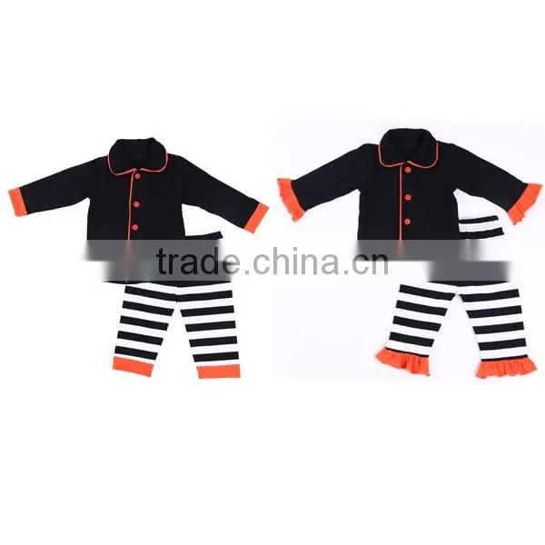 2017 Fall Girsl Boys Sleepwear Christmas Pajamas Cotton Baby Outfits Kids Pajamas photo-3