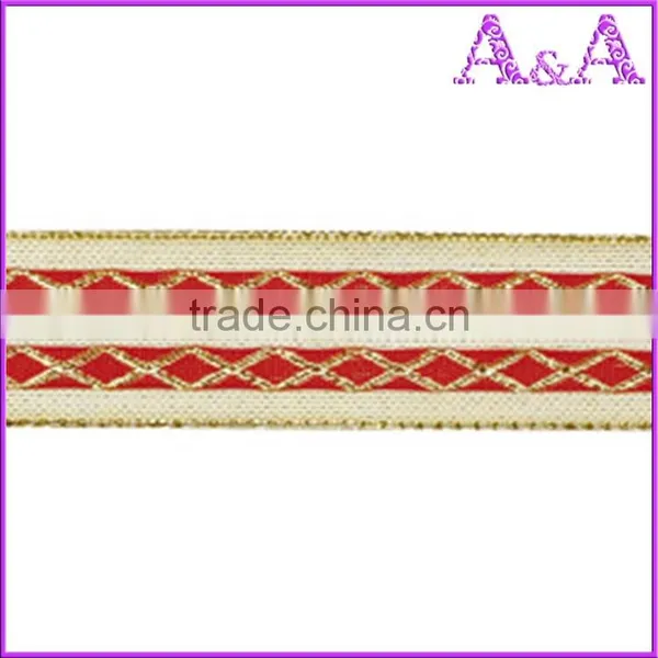2016 Fashion Cheap Fancy Christmas Ribbon Plaid Ribbon photo-2