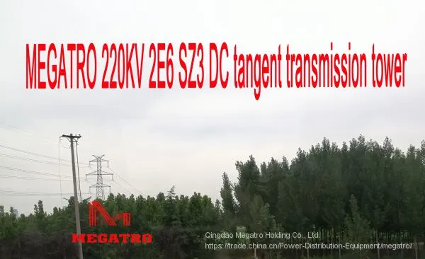 MEGATRO 220KV 2E6 SZ3 DC Tangent Transmission Tower photo-2