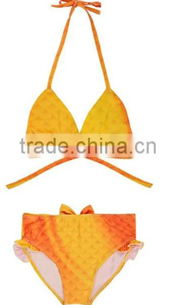 Kids Girls Mermaid Swimming Costumes Swimmable Bikini Set Swimwear Swimsuit photo-5