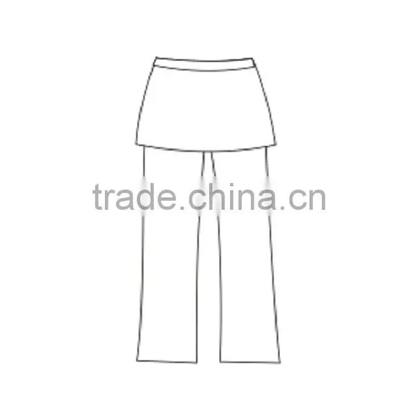 Child Skirt Jazz Pants. Long Jazz Pants With Skirt photo-2