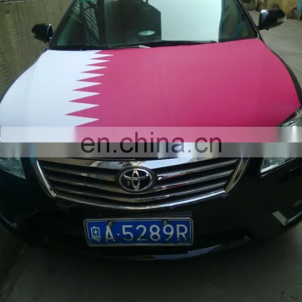 Silk Screen Printing National Qatar Body Flag Cape photo-5