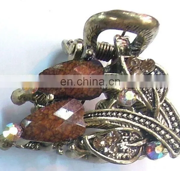 Wholesale Alloy Hair Claw Clip With Rhinestone for Women photo-4