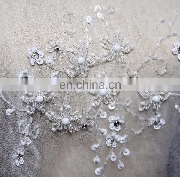 New Design Beading Veils High Quality Wedding Bridal Veil Women Veil photo-4