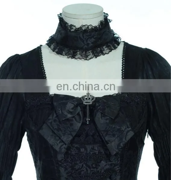 Gothic Princess Short Prom Dress With Laced Choker photo-2