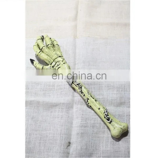 Decorative PU Hand Skeleton With Silver Handcuff for Halloween, Carnival, Dress up and Party photo-2