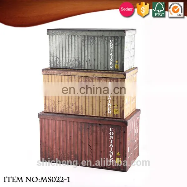Container Shape Hard Cardboard Storage Box photo-5