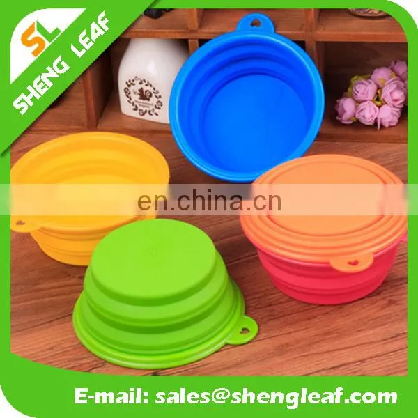 Pet Dog Travel Bowls Folding Silicone Bowls With Cover photo-6