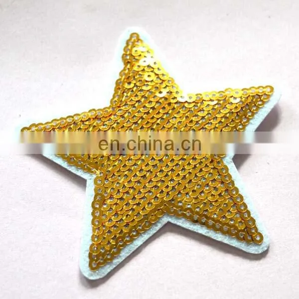 Gold Thread Sticker Clothing Brand Labels Custom Adhesive Woven Labels photo-2